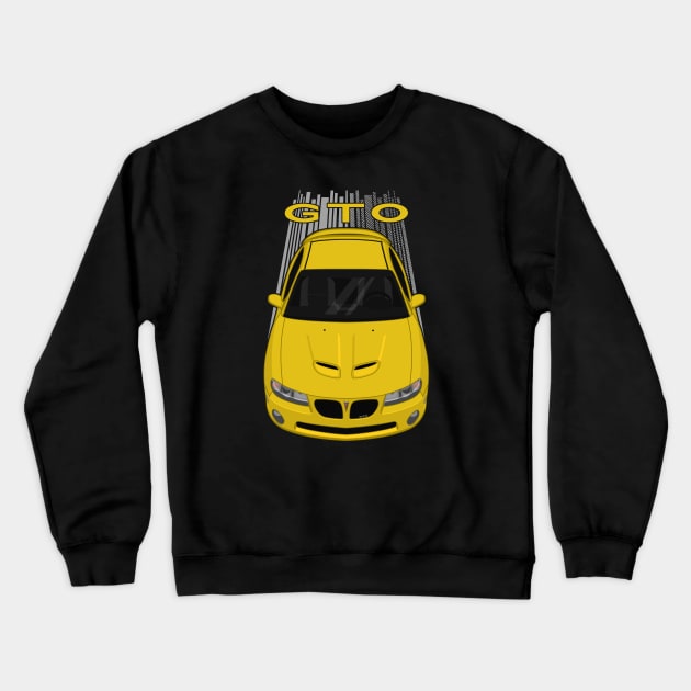 Pontiac GTO 2004-2006 - Yellow Crewneck Sweatshirt by V8social